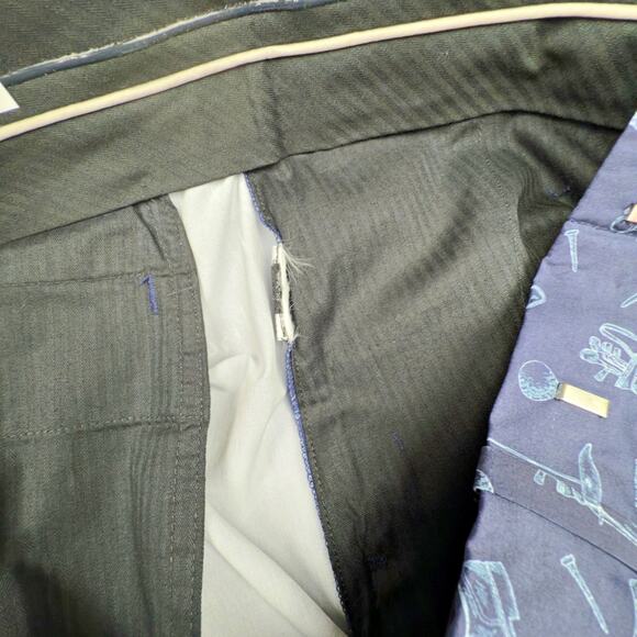 RLX Ralph Lauren Performance Golf Classic Fit Pant Bag FORE Club Navy Blue 33x32 - Picture 8 of 9